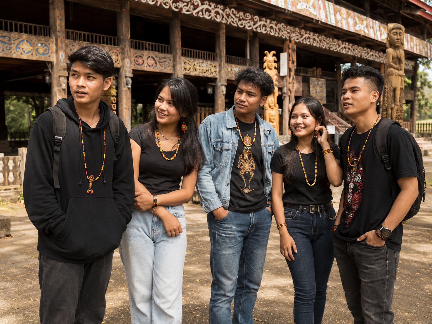 Generasi muda Dayak menjaga budaya Kalimantan