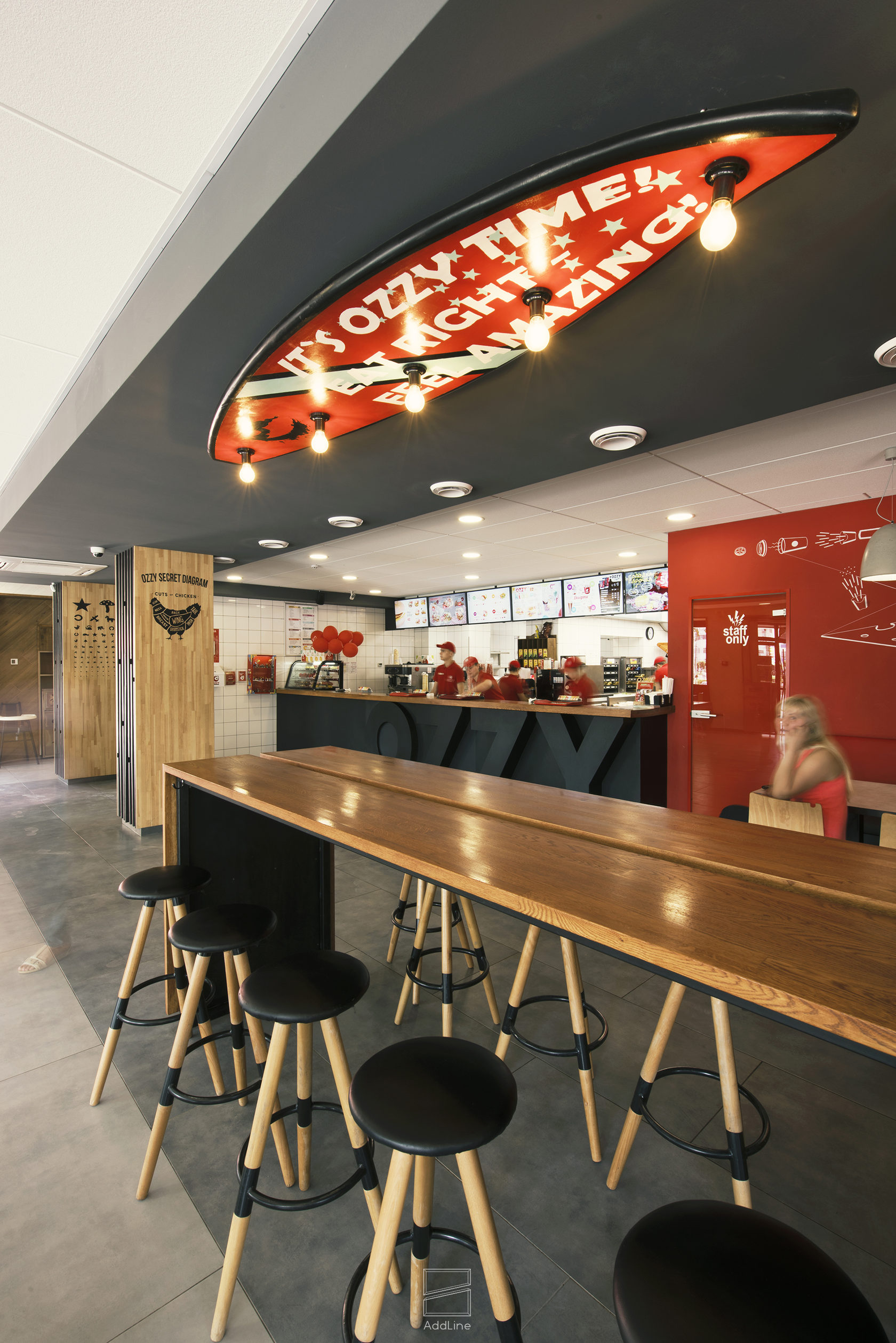 Fast Food Restaurant Interior Design