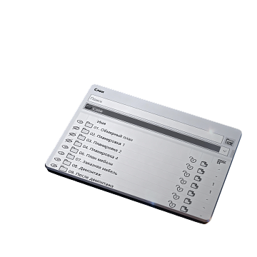 Слои и их комбинации в Архикад