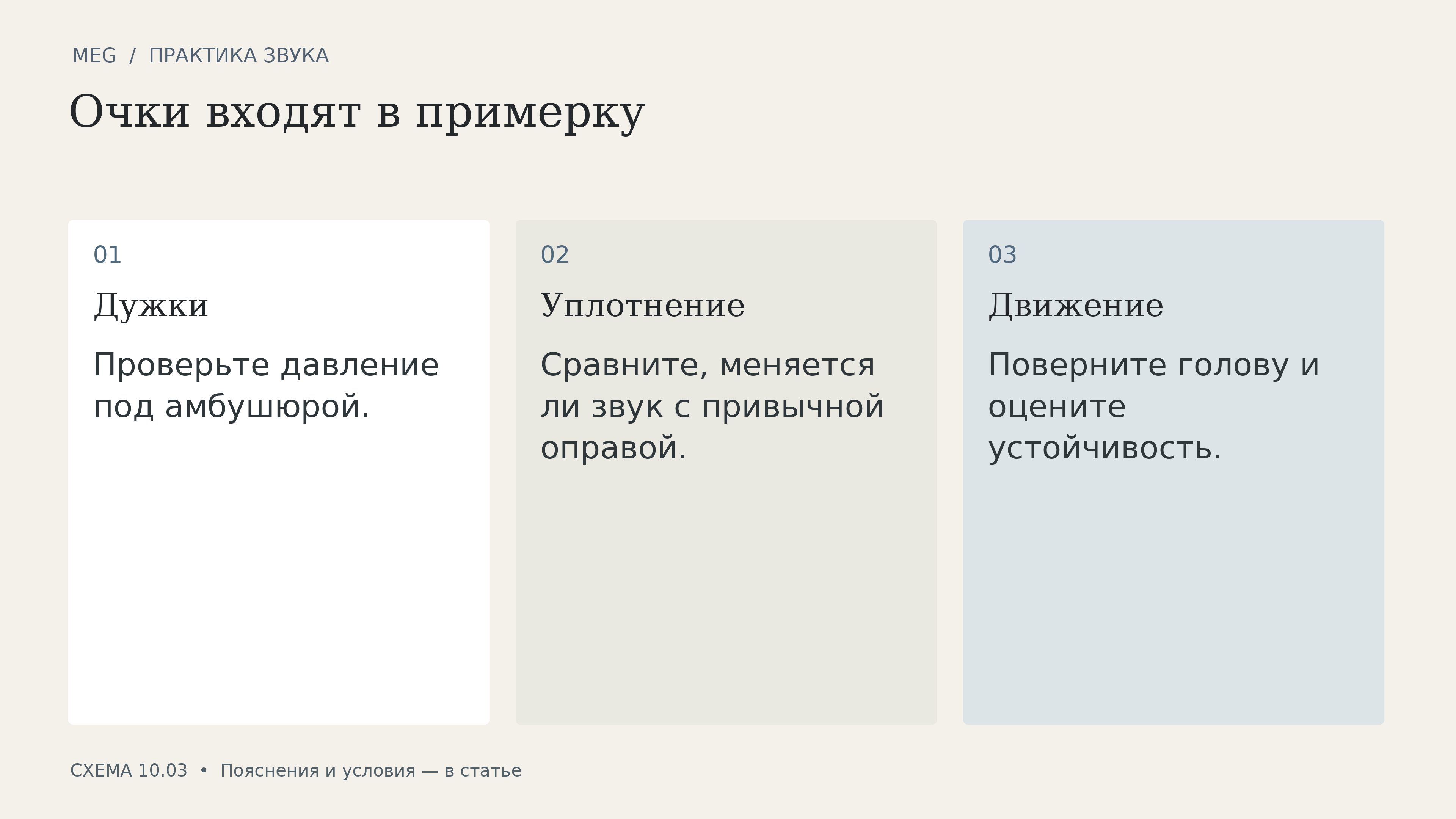 Очки входят в примерку: дужки, уплотнение, движение
