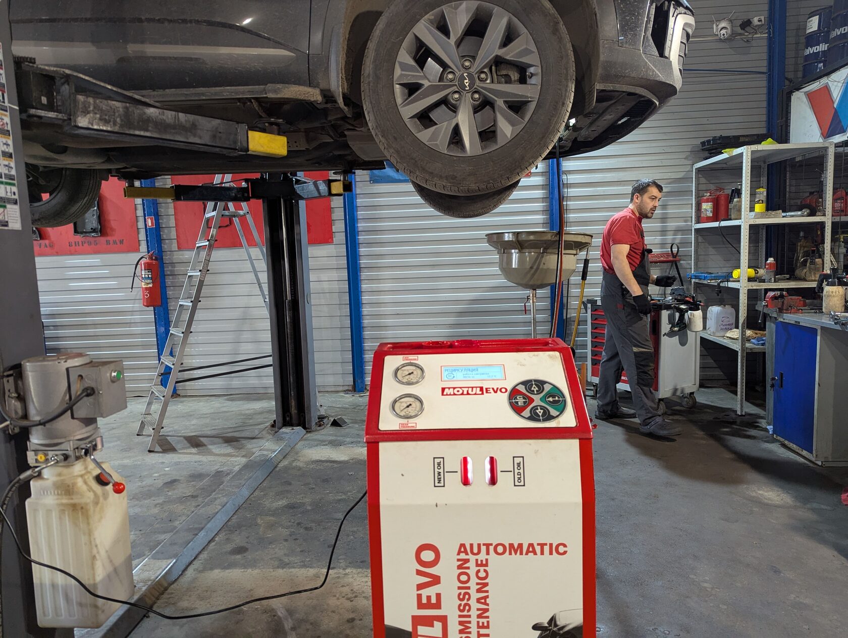 Результат замены масла в Motul Team