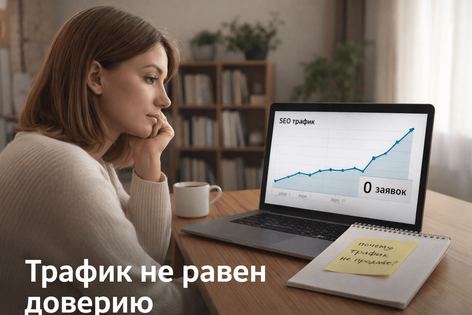Конверсионный провал: когда SEO-трафик не приносит ни копейки