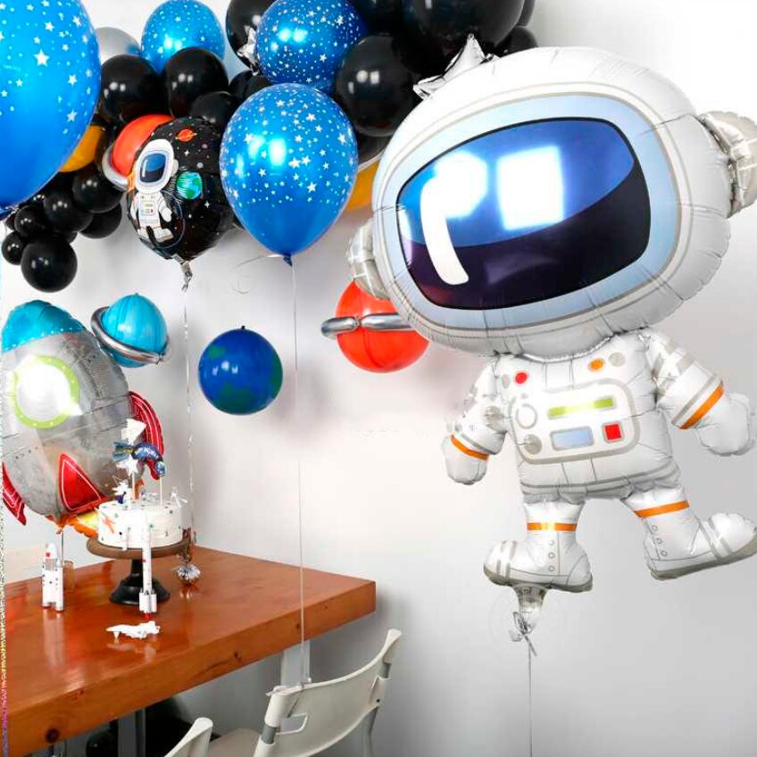 космонавт шарик видное для мальчика на день рождения