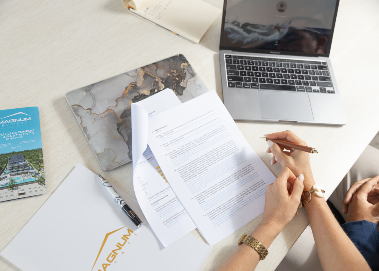 Partnership with Magnum Estate construction company in Bali