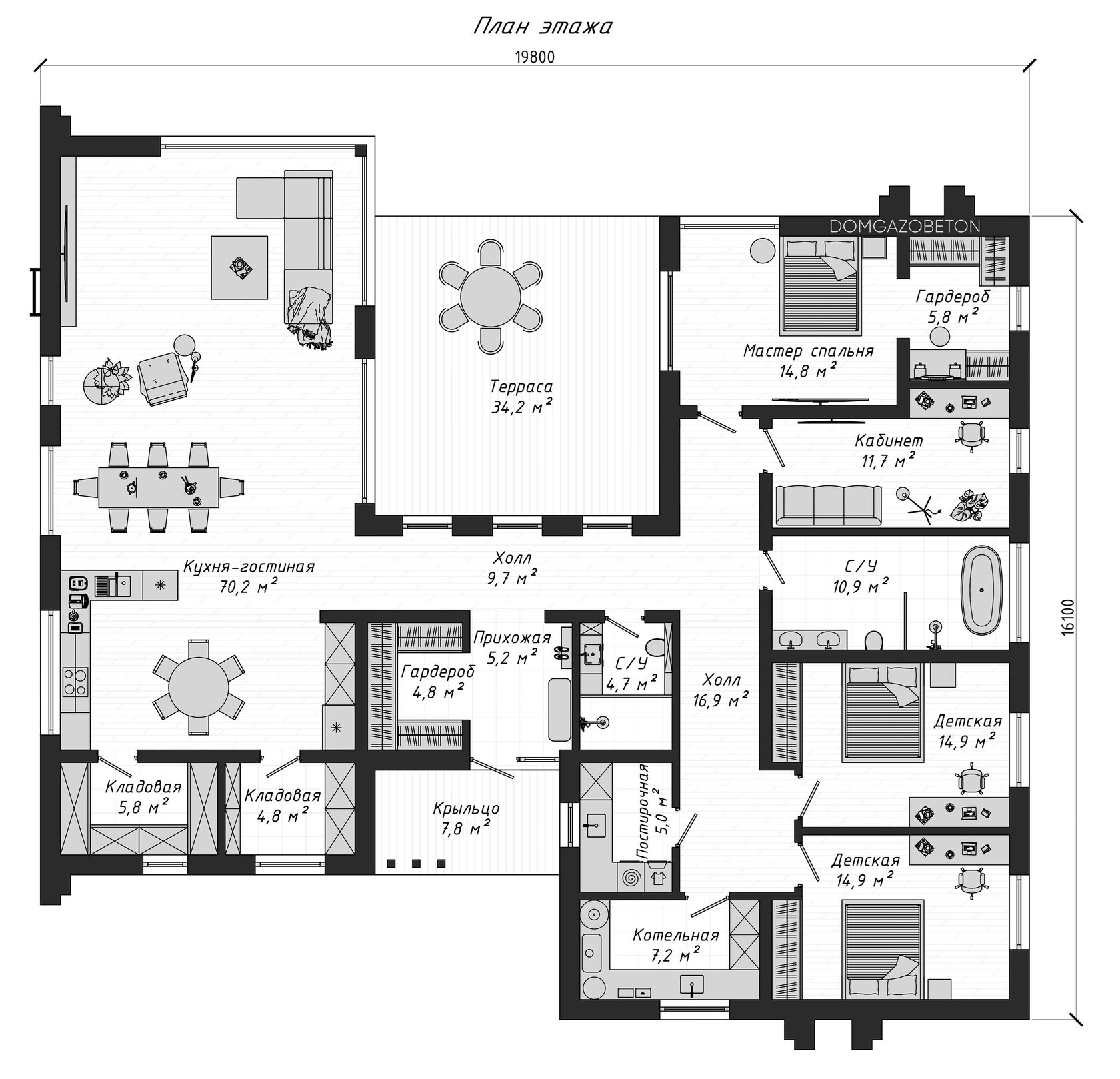 Сборные дома в Тихорецк планировка