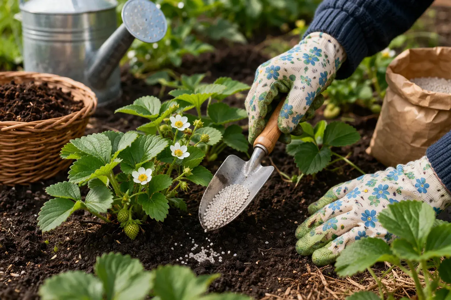 Чем подкормить клубнику