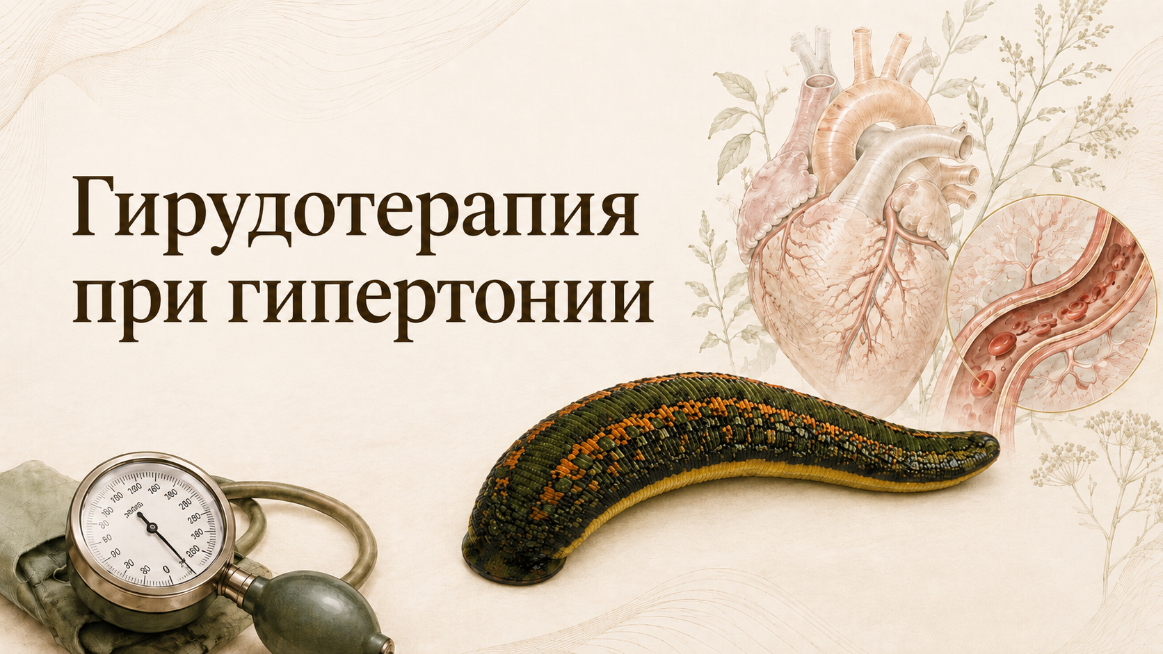 Гирудотерапия при гипертонии
