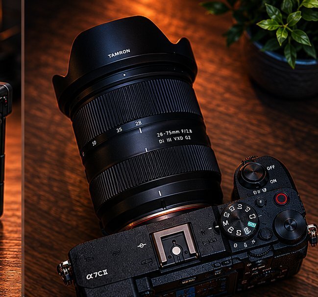 Sony a7cii с Tamron вид сверху — студия 8 КАДР