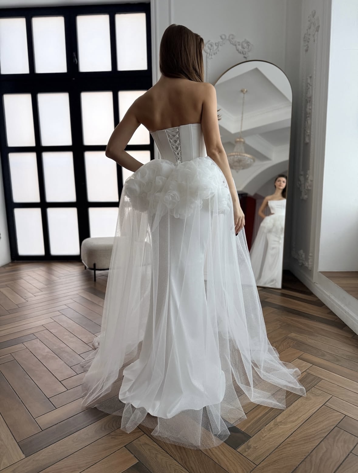 свадебное платье стильное Батайск прокат