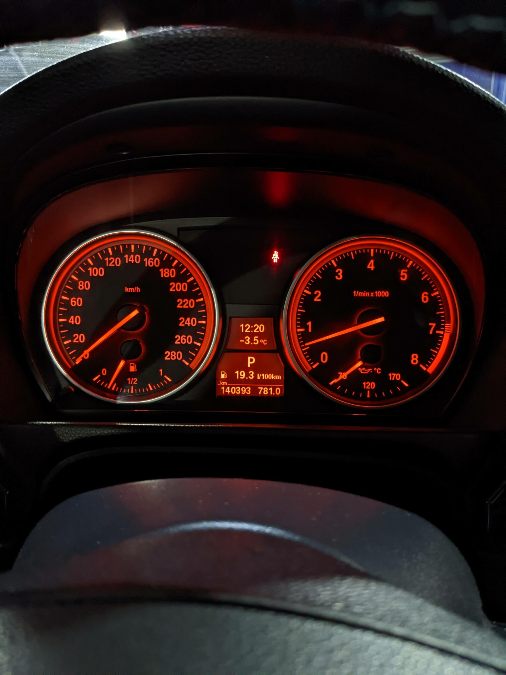 Фиксация пробега BMW 3