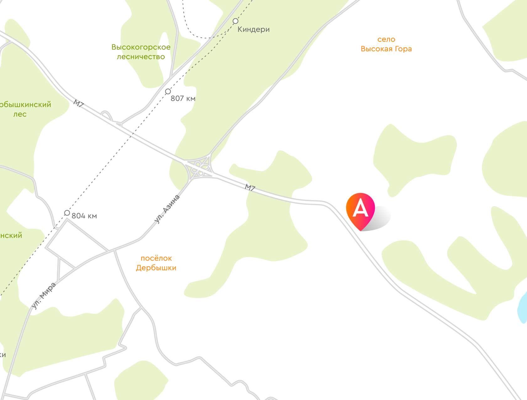 Карта ЖК Атмосфера