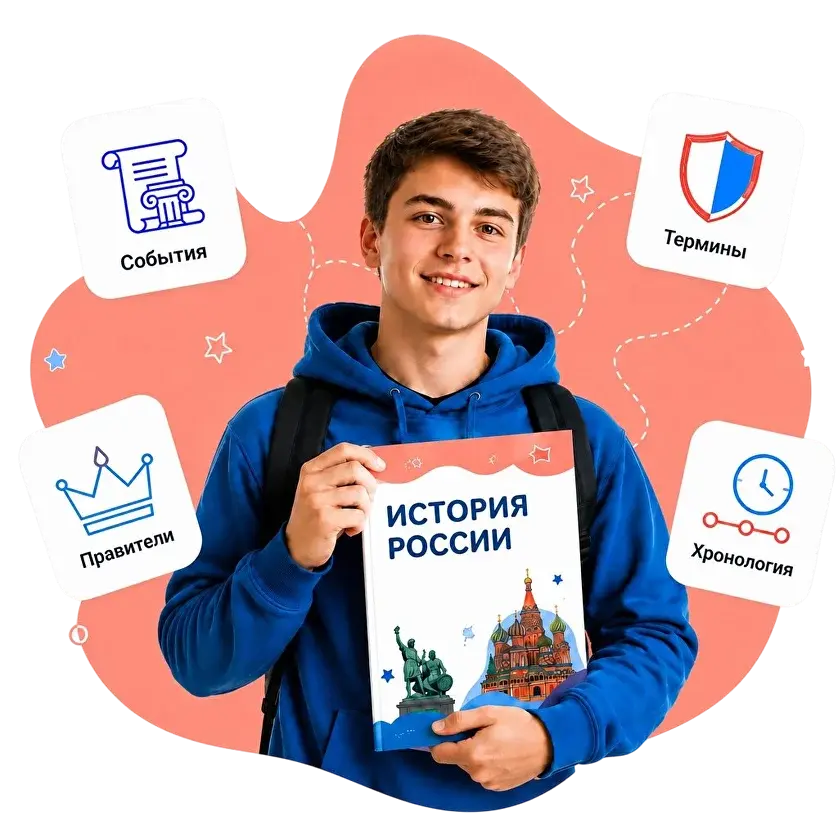 Ученик готовится к ЕГЭ по истории с репетитором