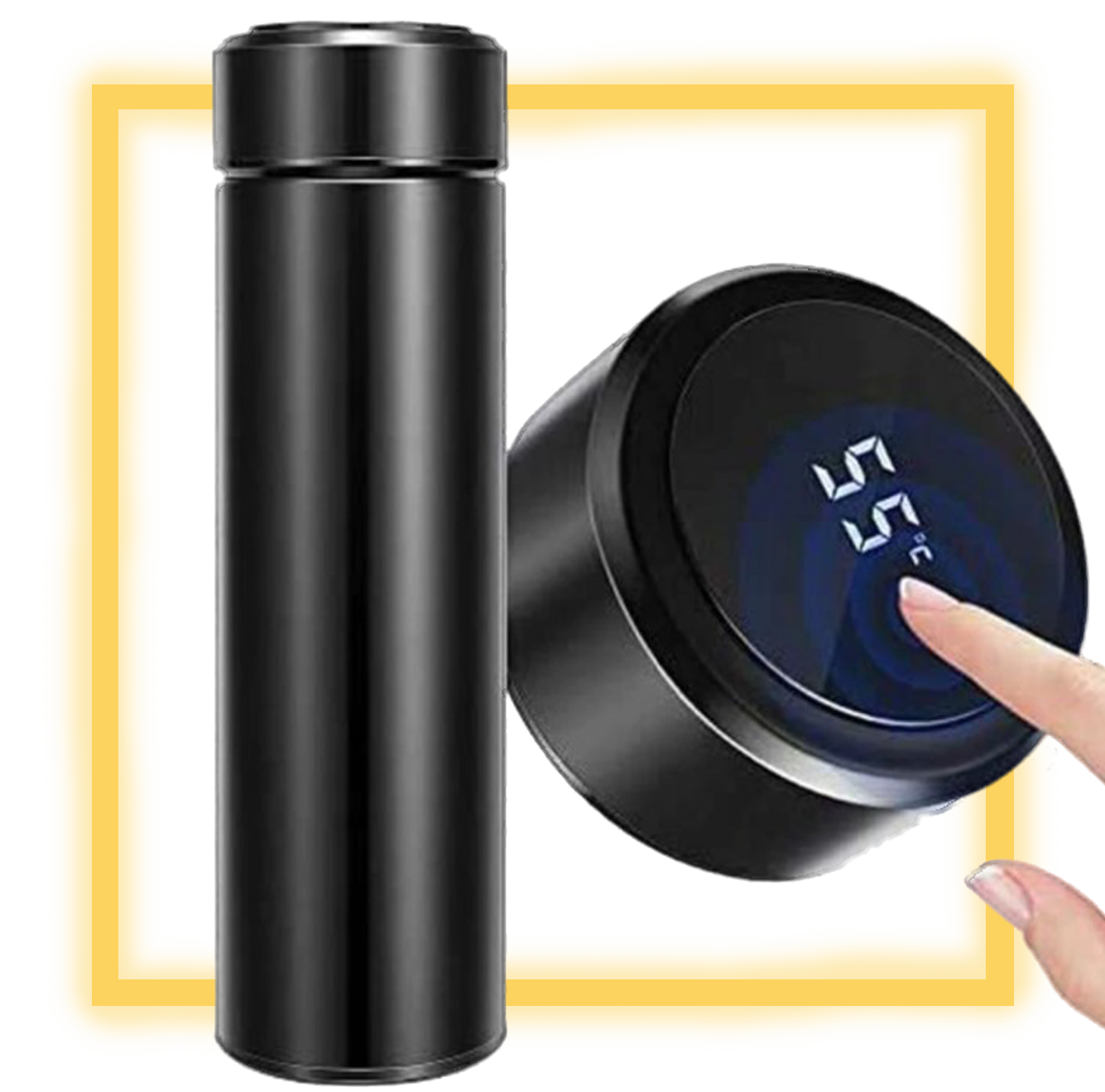 Термокружка с дисплеем температуры. Термос smart cup led 500 ml. термос с датчиком температуры 500мл. smart thermos - умный термос. умный термос с датчиком температуры 500 мл черный.
