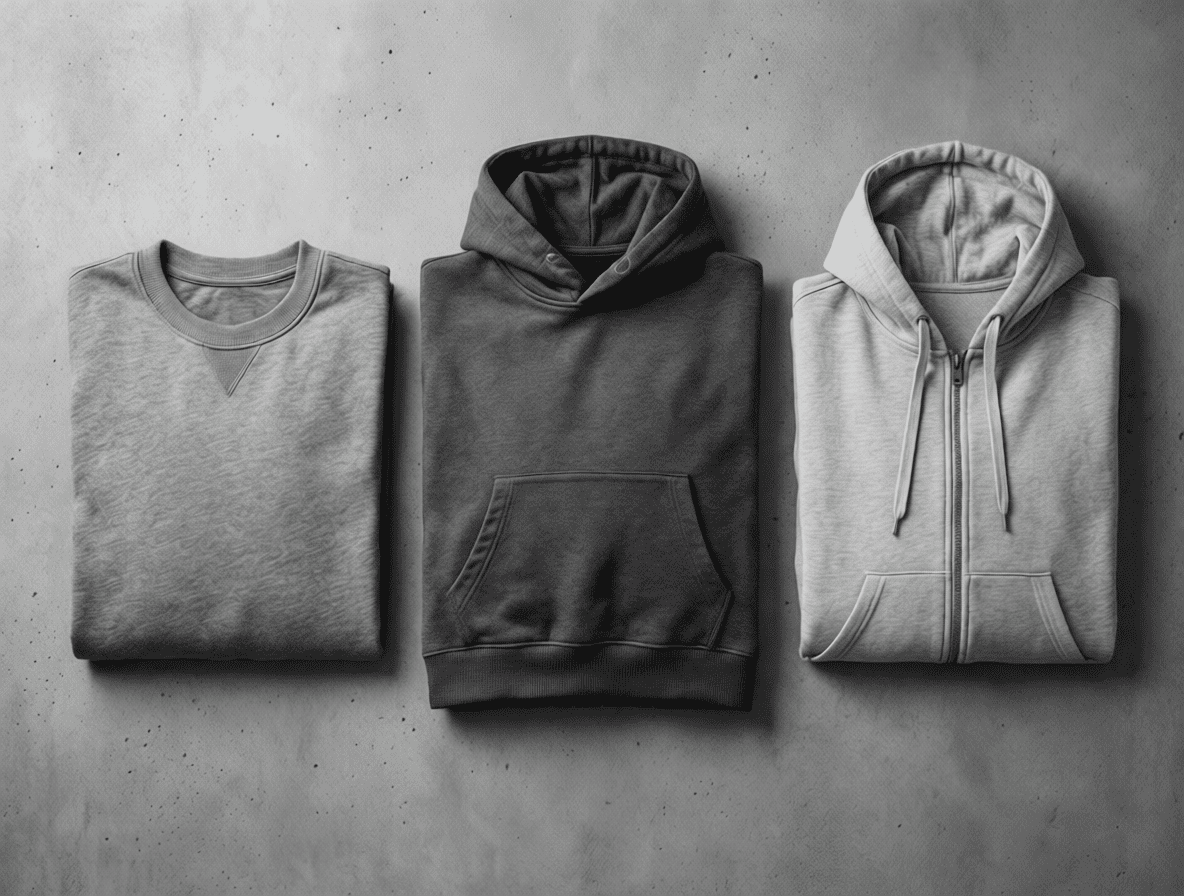 В чем разница между толстовкой, худи и свитшотом?