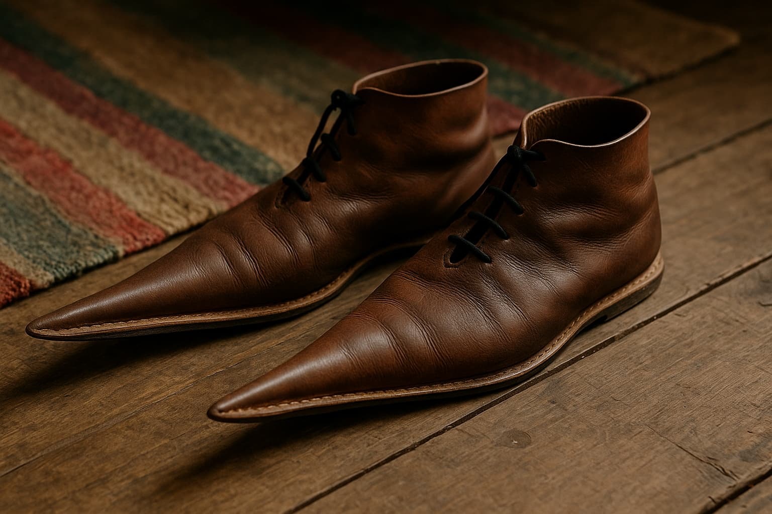 Poulaines — The Pointed Shoes That Defined Medieval Elegance