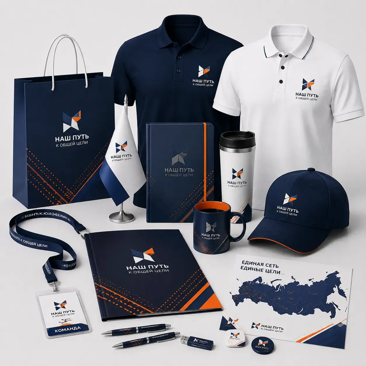 Пакеты с логотипом для конференции