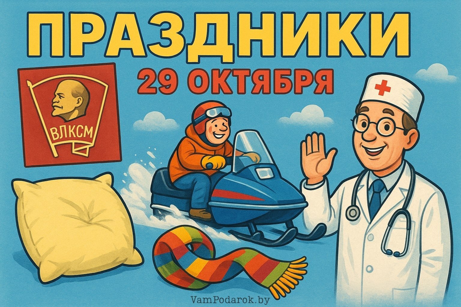 Праздники 29 октября 2025 года – открытки и картинки