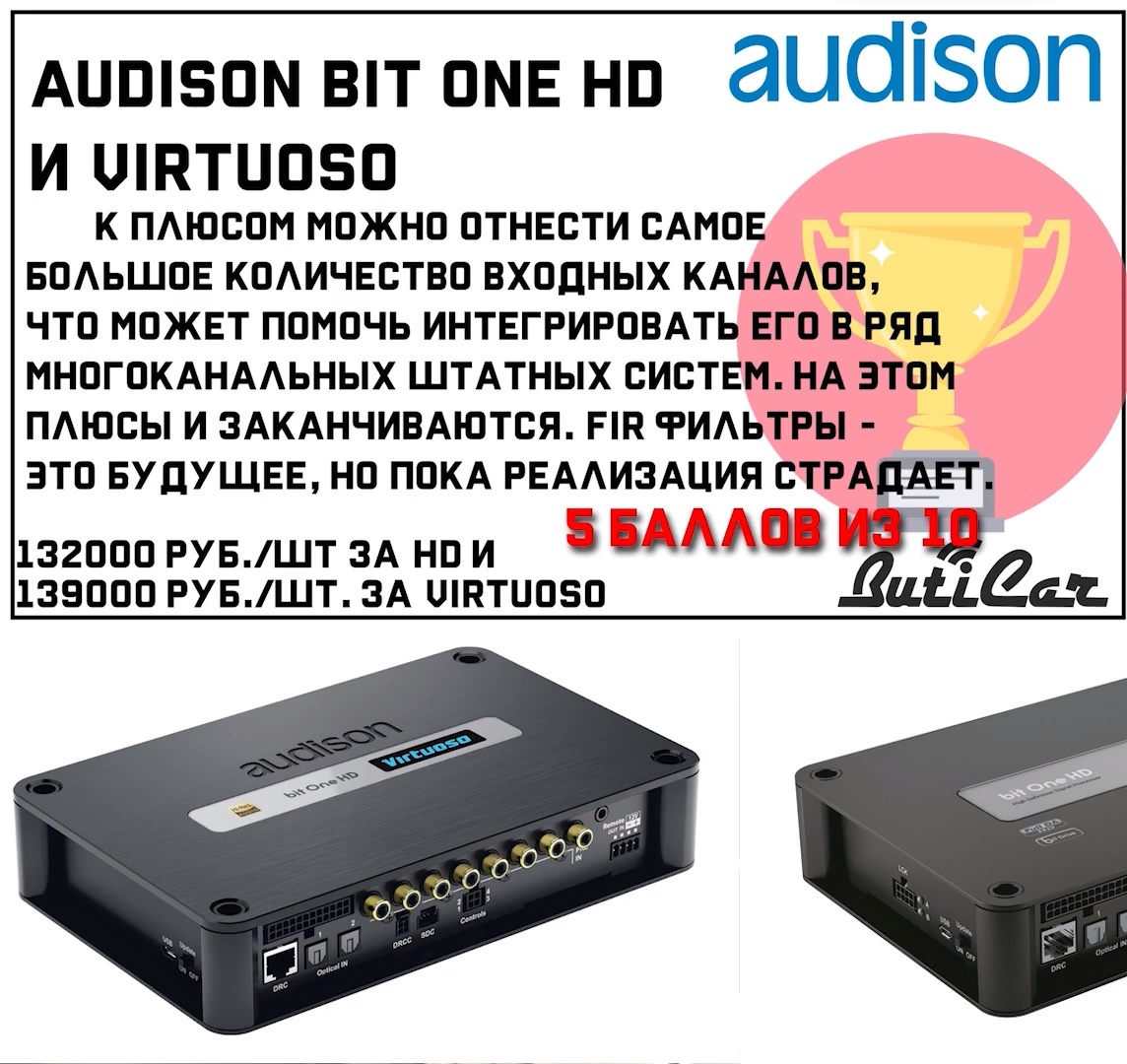 AudiSon bit one отзывы сравнения замеры