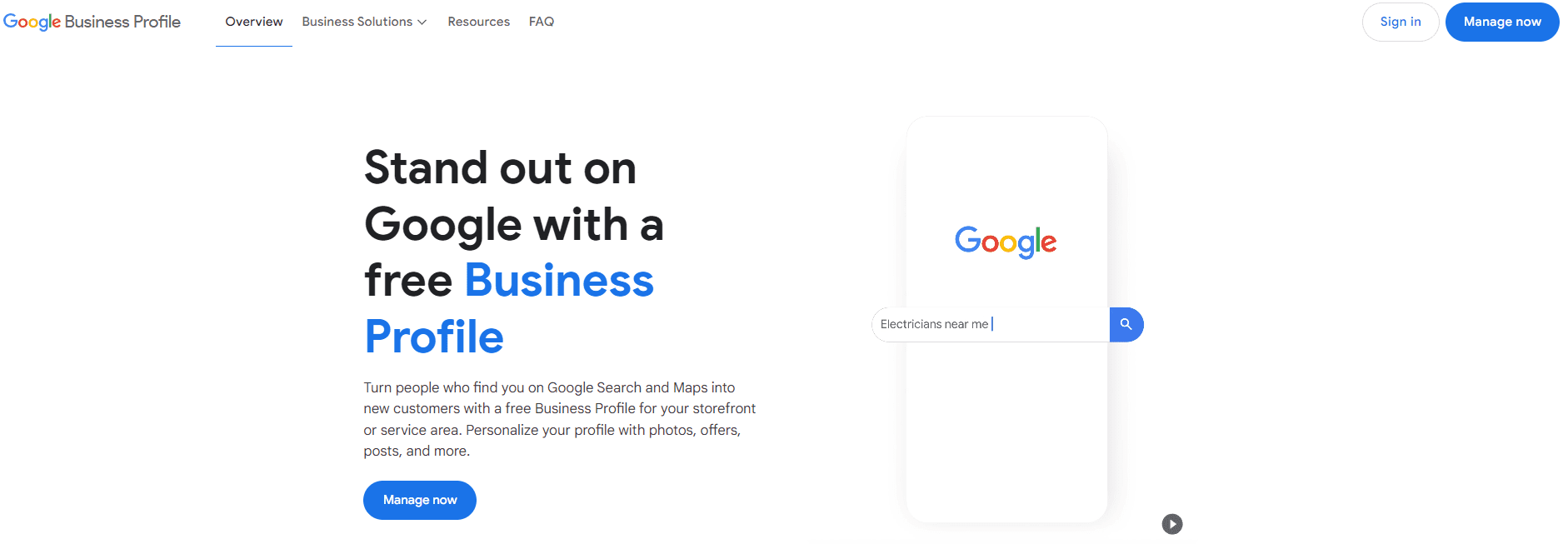 google business profile