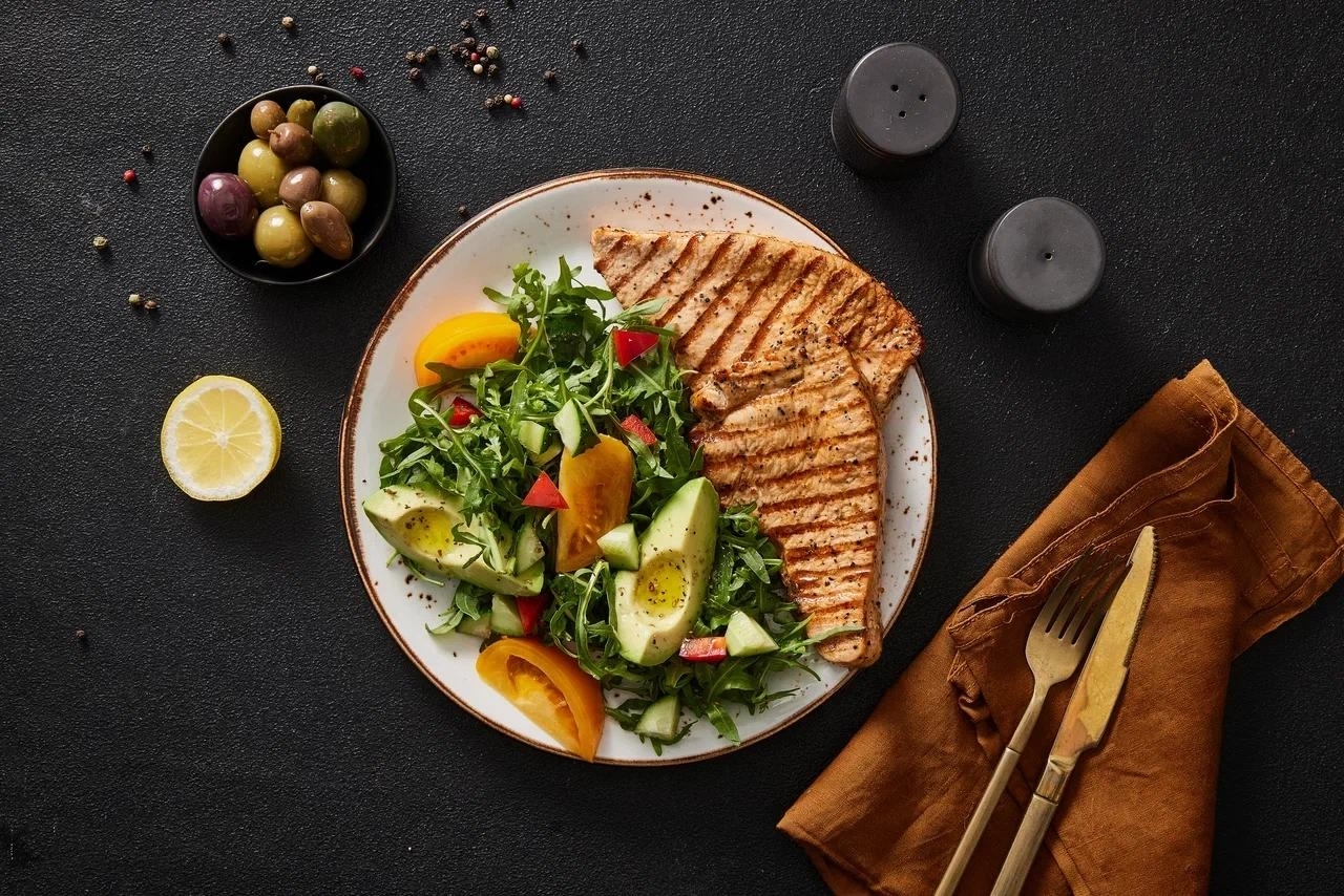 Сочный стейк из филе индейки