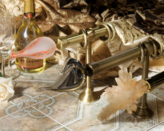 Латунные круглые карнизы Мурано, премиальная классика, ASHTORY