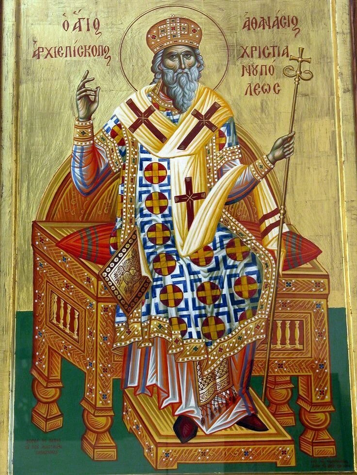 Икона Святителя Афанасия Великого, архиепископа Александрийского (373)