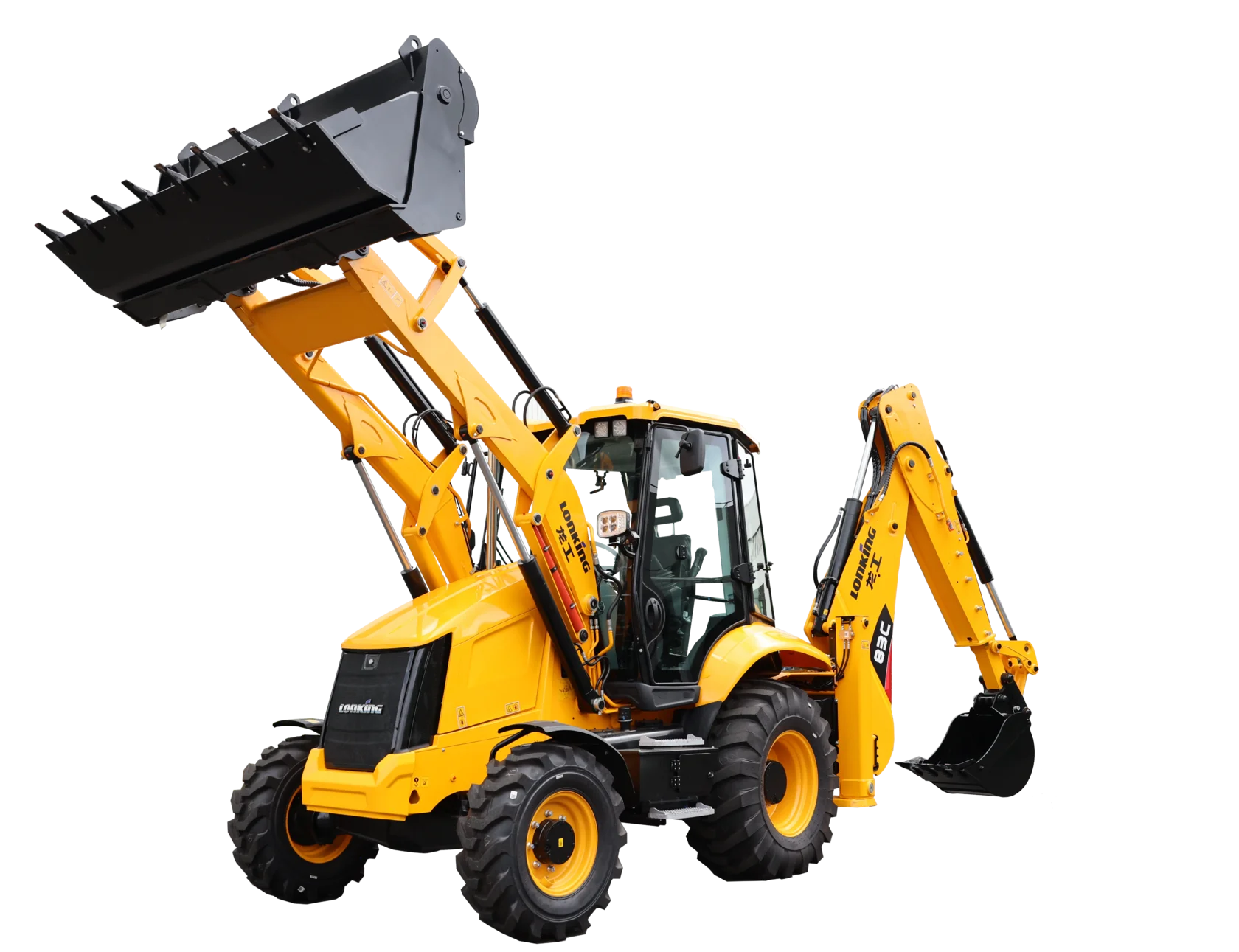 Экскаватор-погрузчик Lonking 83C carraro