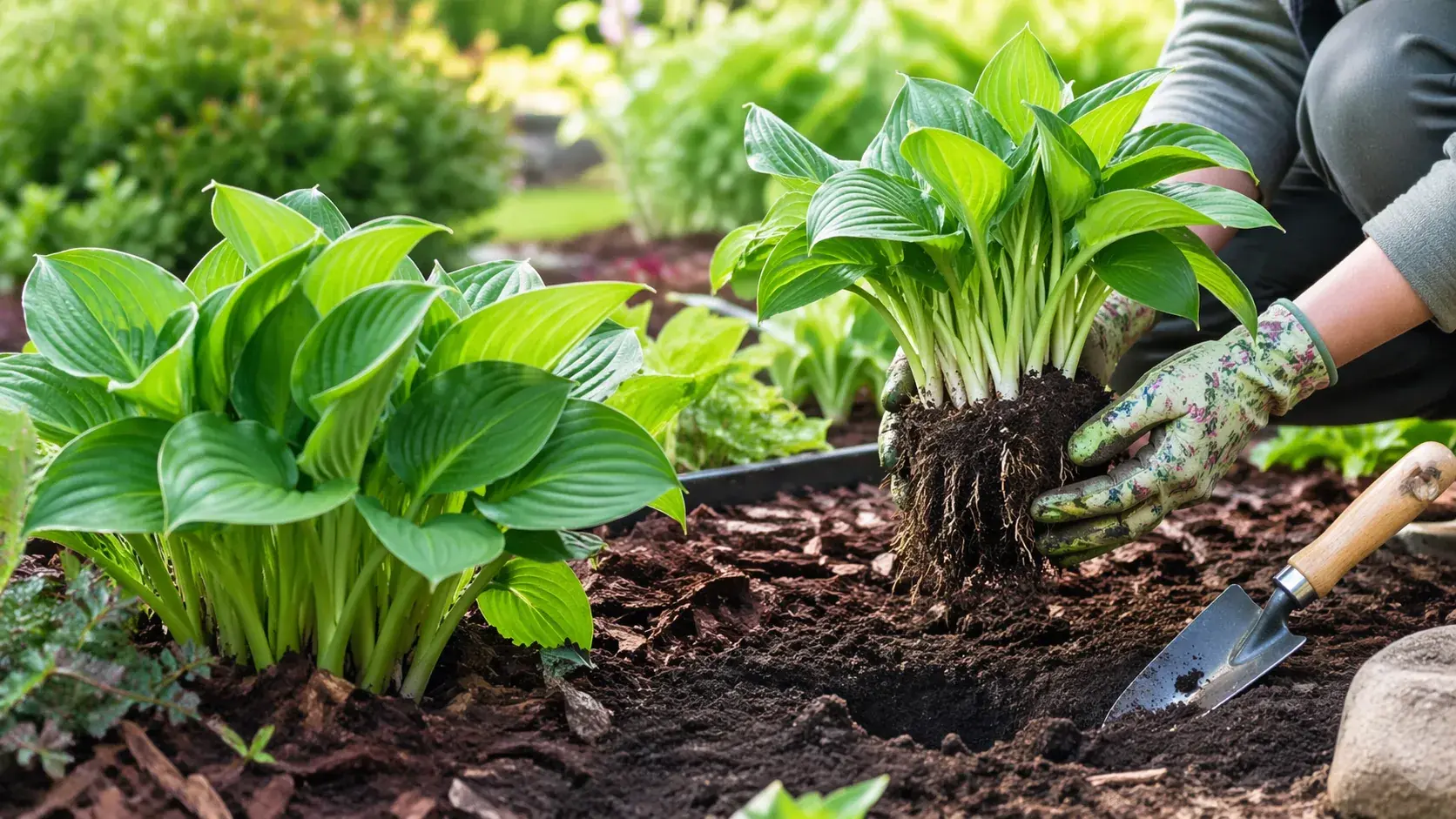Хосты весной: деление, пересадка и уход