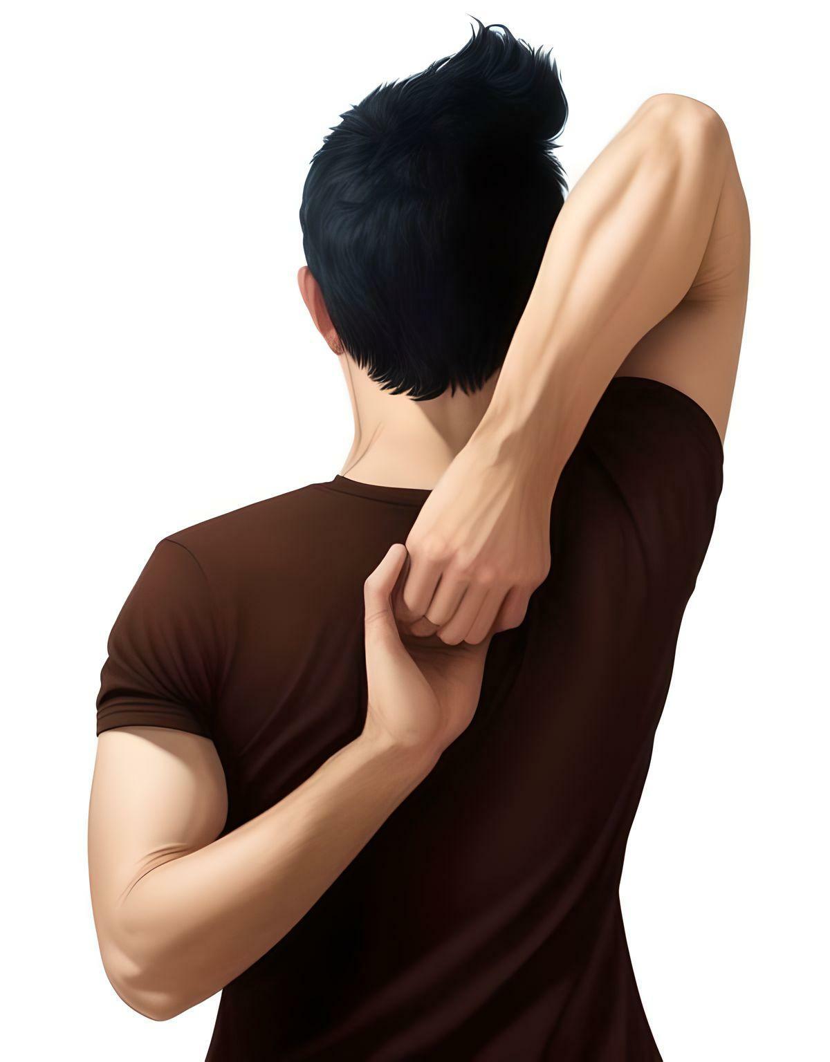 Упражнение для снятия напряжения с шеи и плечевого пояса «Замочек»