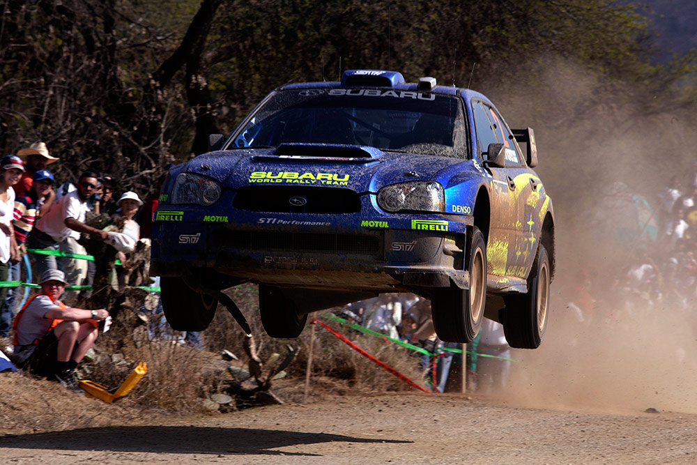 Микко Хирвонен и Ярмо Лехтинен, Subaru Impreza S10 WRC '04 (CT53 SRT), ралли Мексика 2004