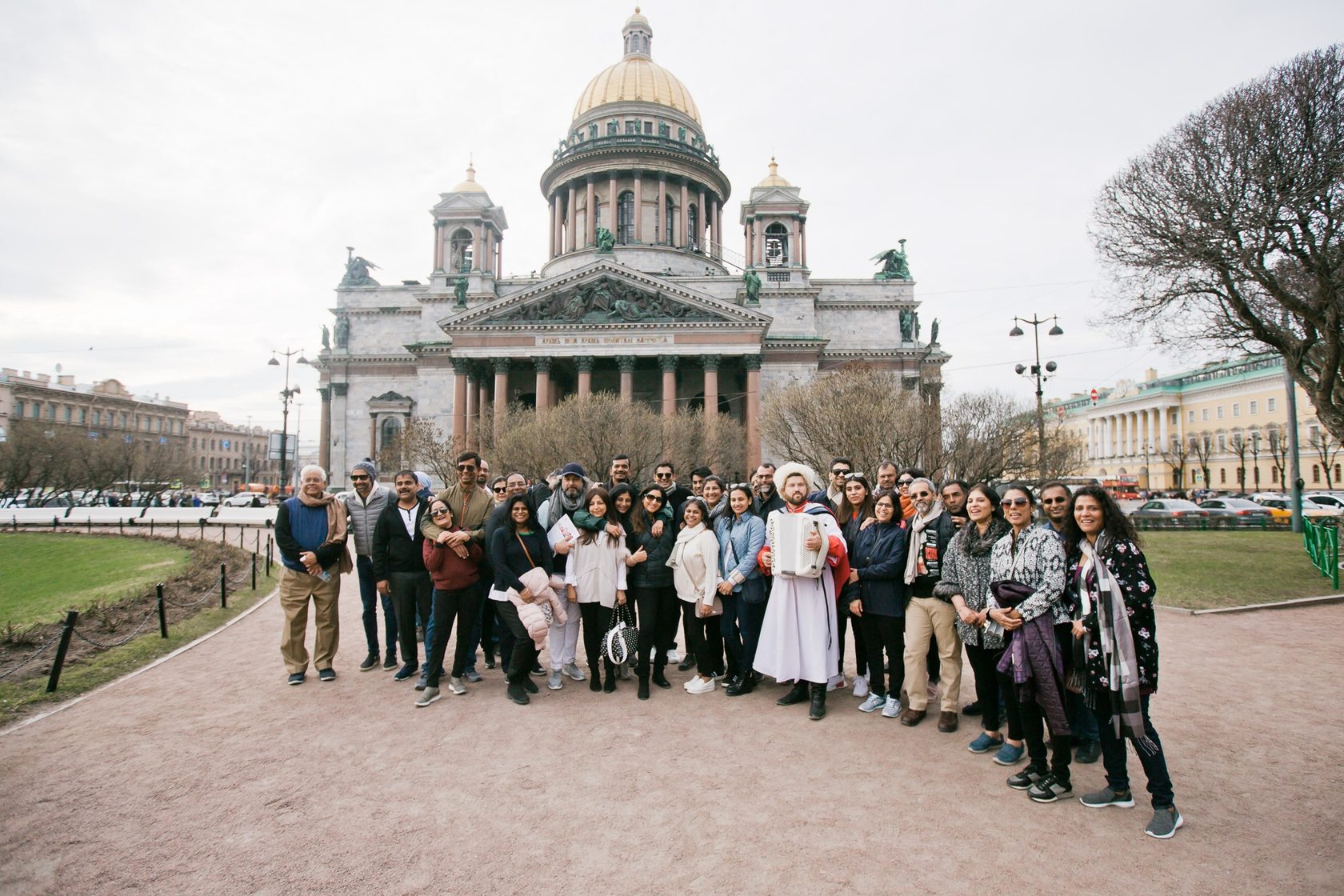 Фото туристов в питере