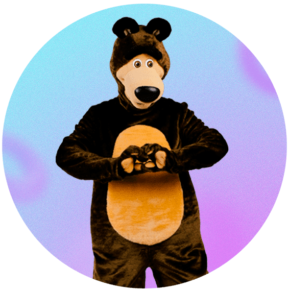 Аниматор медведь Москве