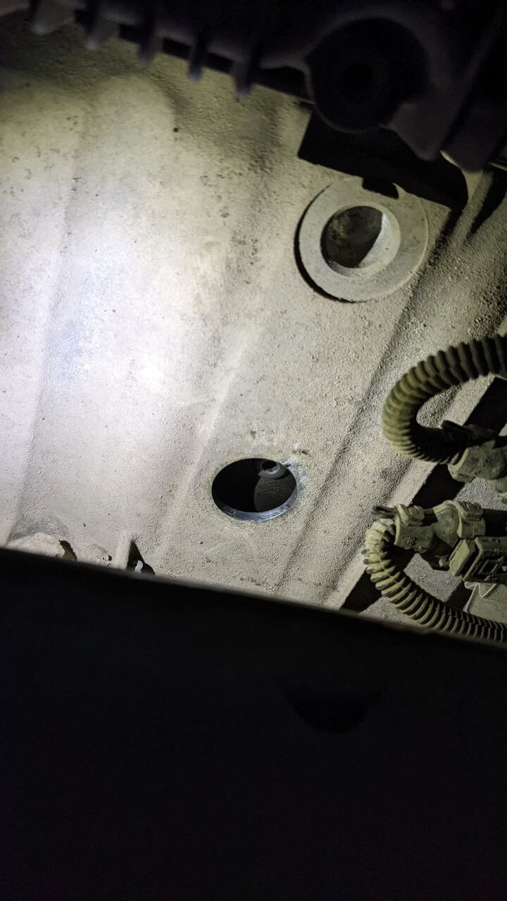 Прокрутка коленвала для слива из гидротрансформатора