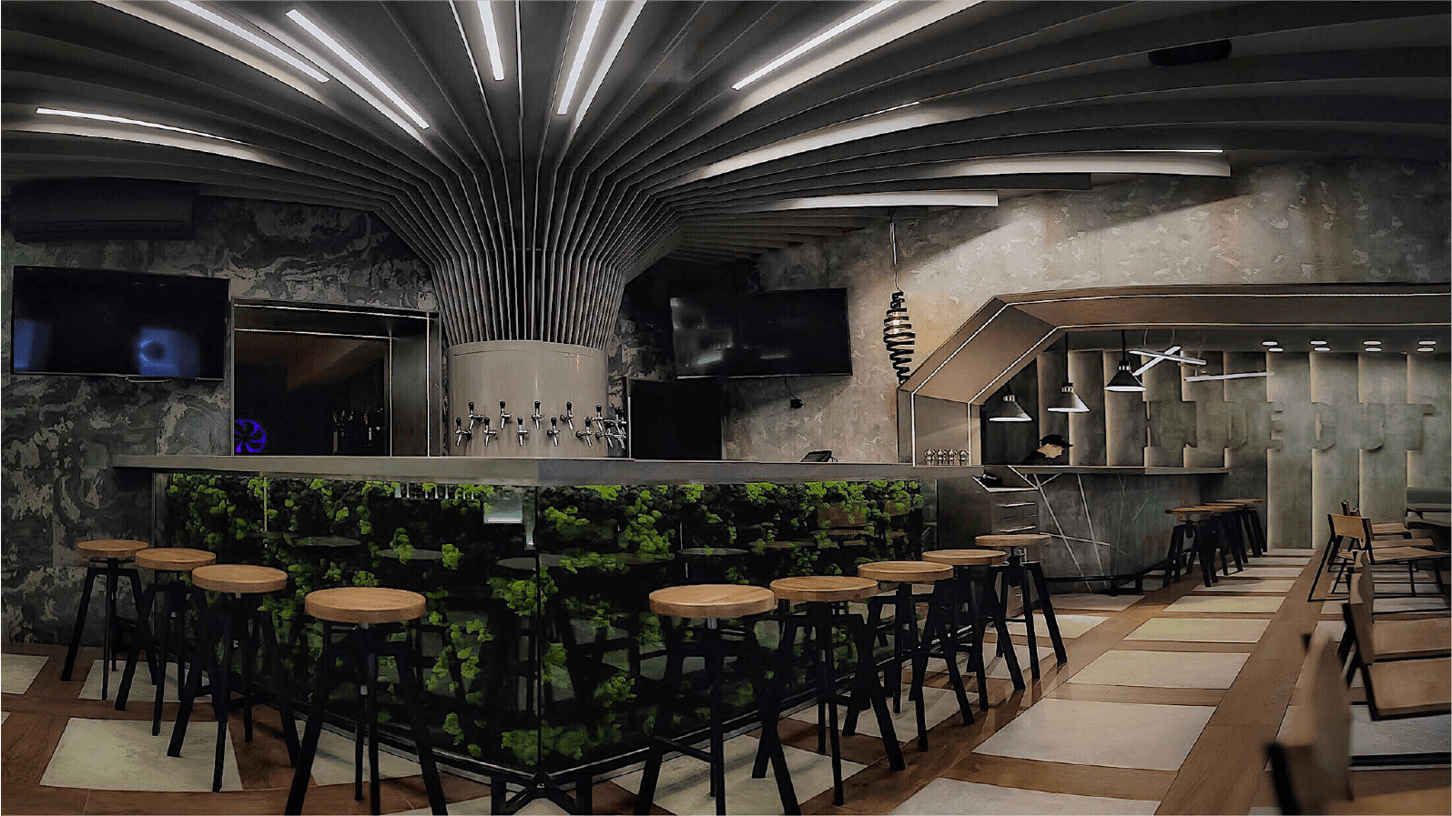 интерьер бара