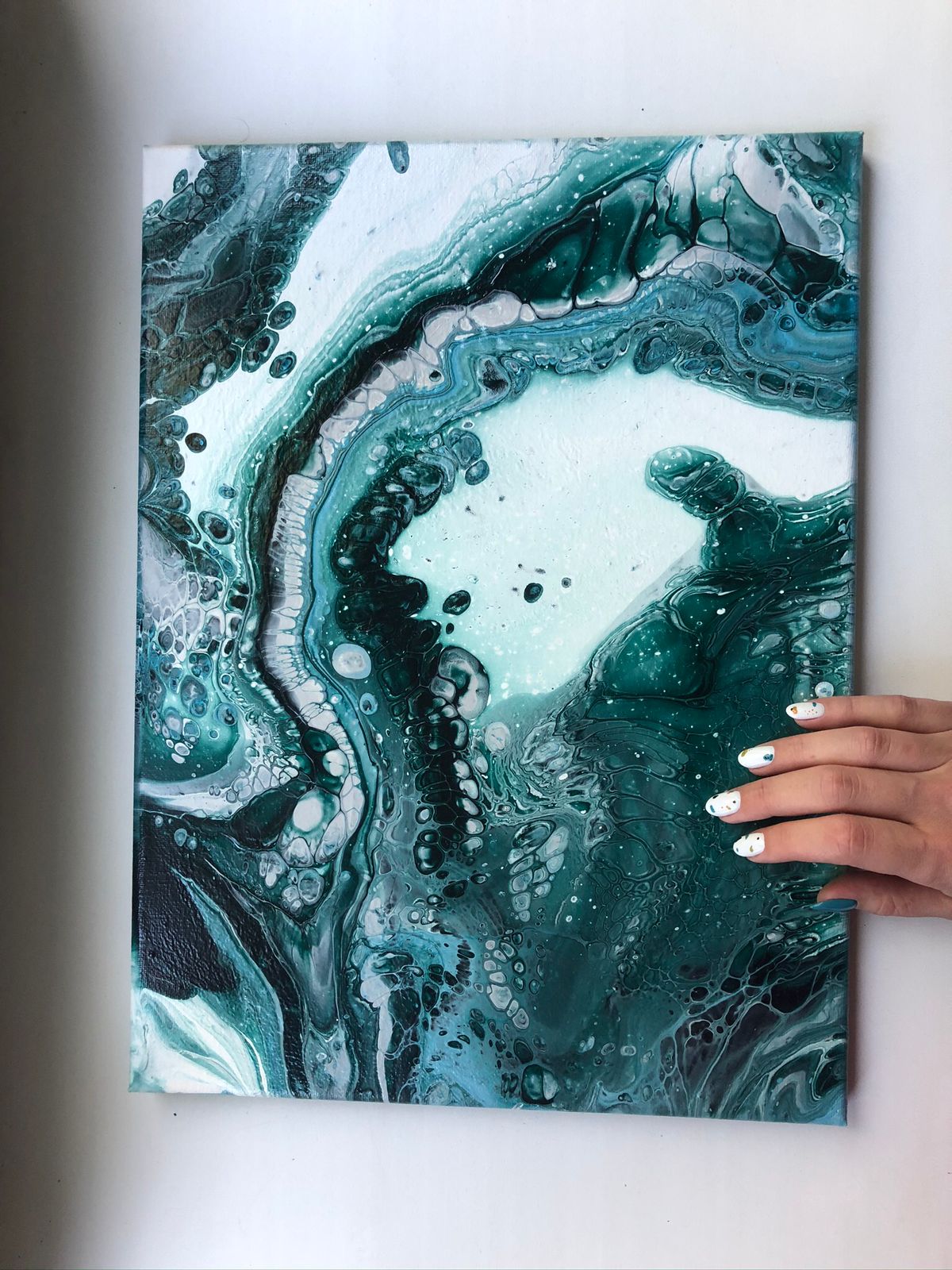 Флюид Арт мастер-класс - рисование картины в технике Fluid art в Москве ...