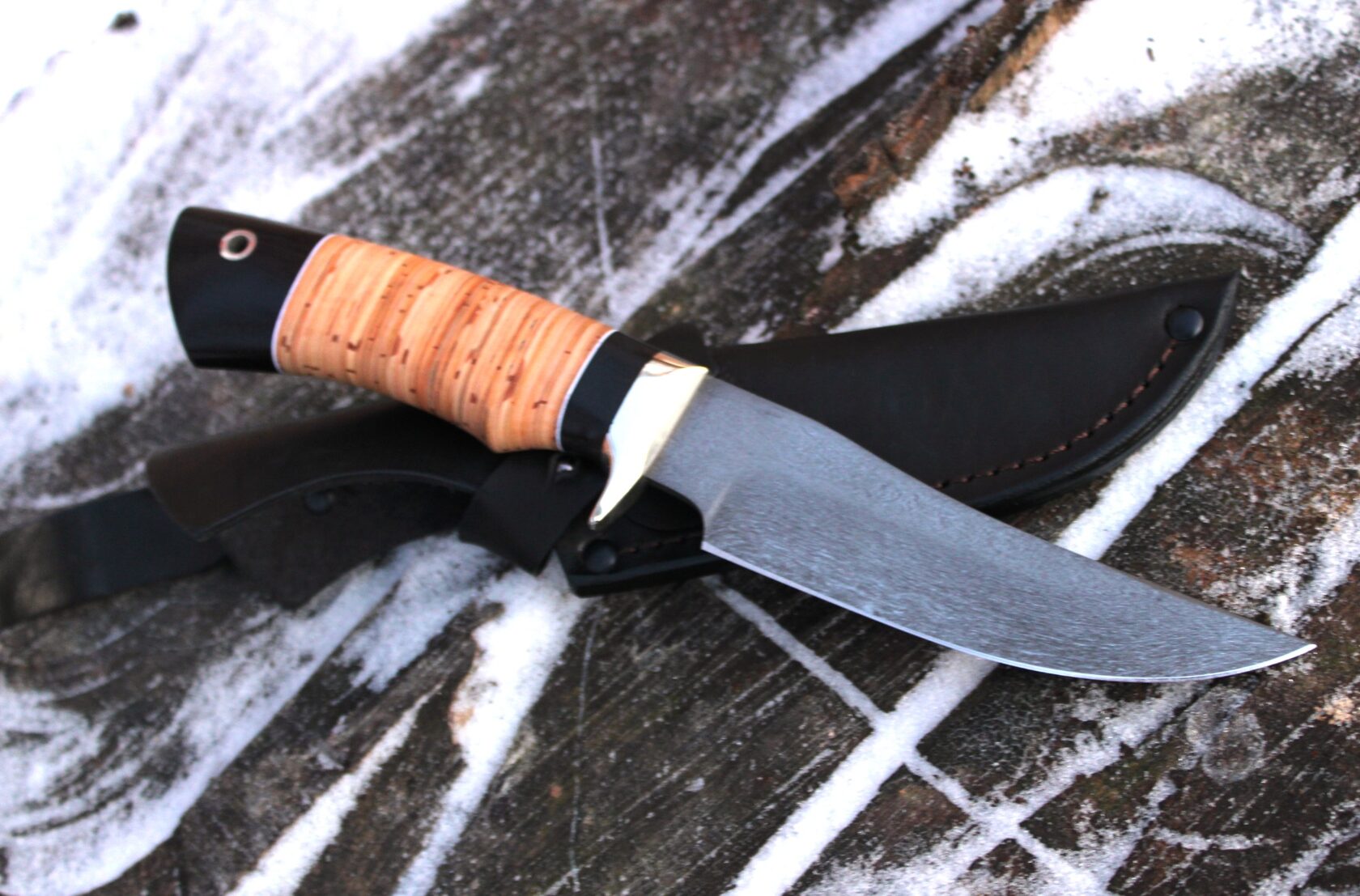 Нож охотничий из булатной стали - Ножи Павлово, Россия