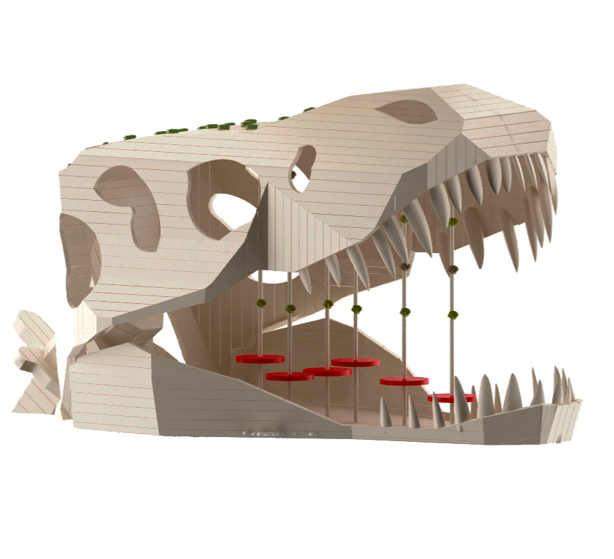 тематическая лавка динозавр