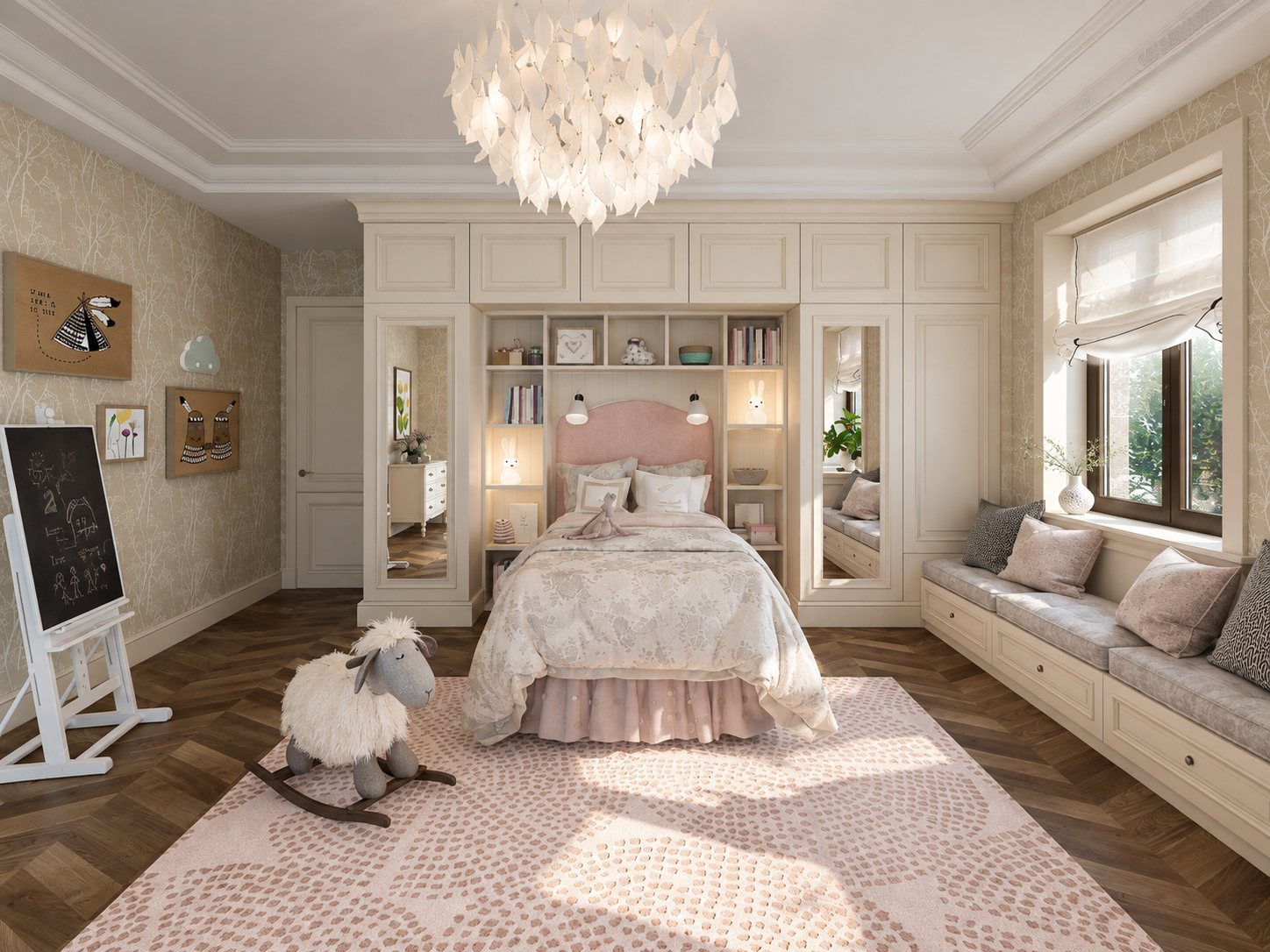 Детская спальня частной резиденции Green Hill — HERITAGE
