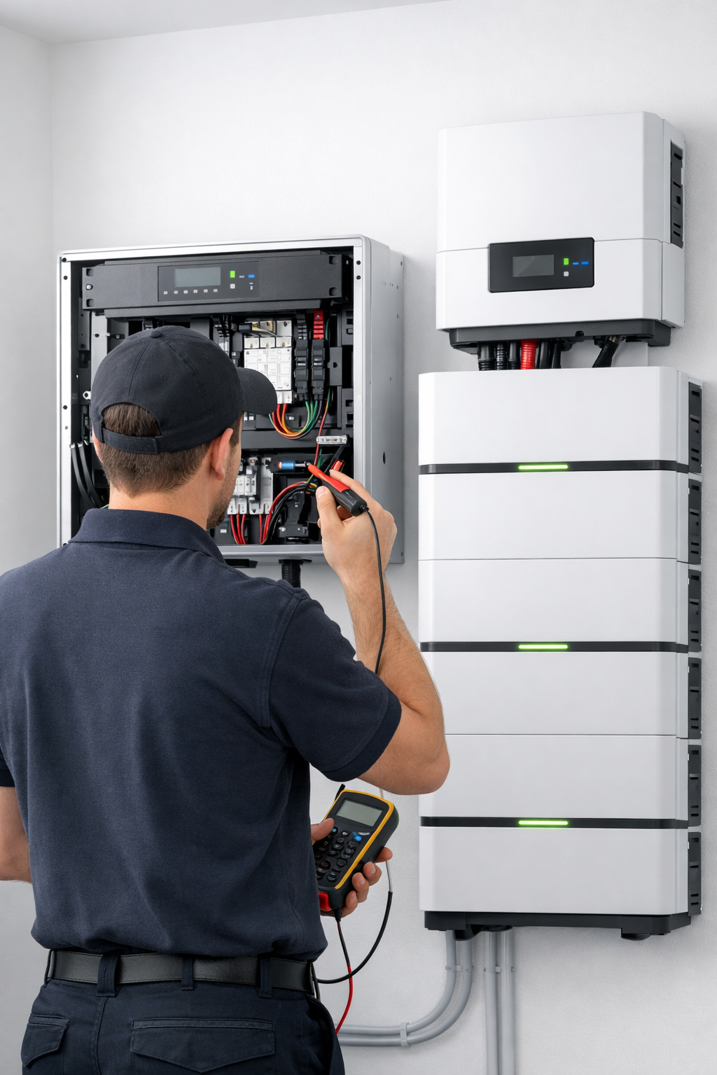 Монтаж системы резервного питания