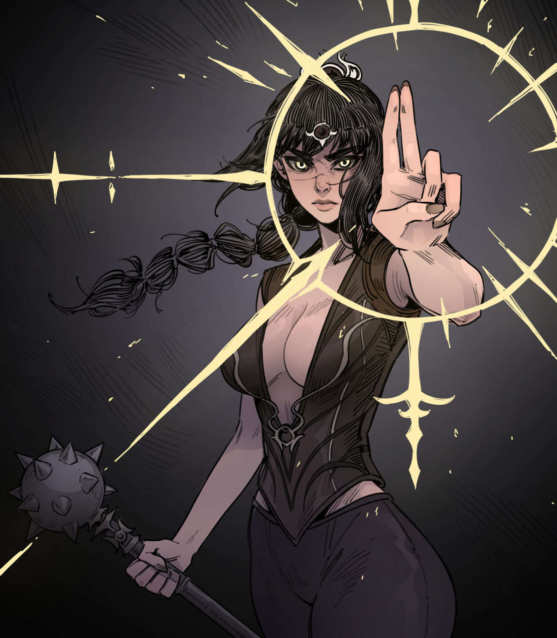 Art Shadowheart from Baldur's Gate 3 ❤️