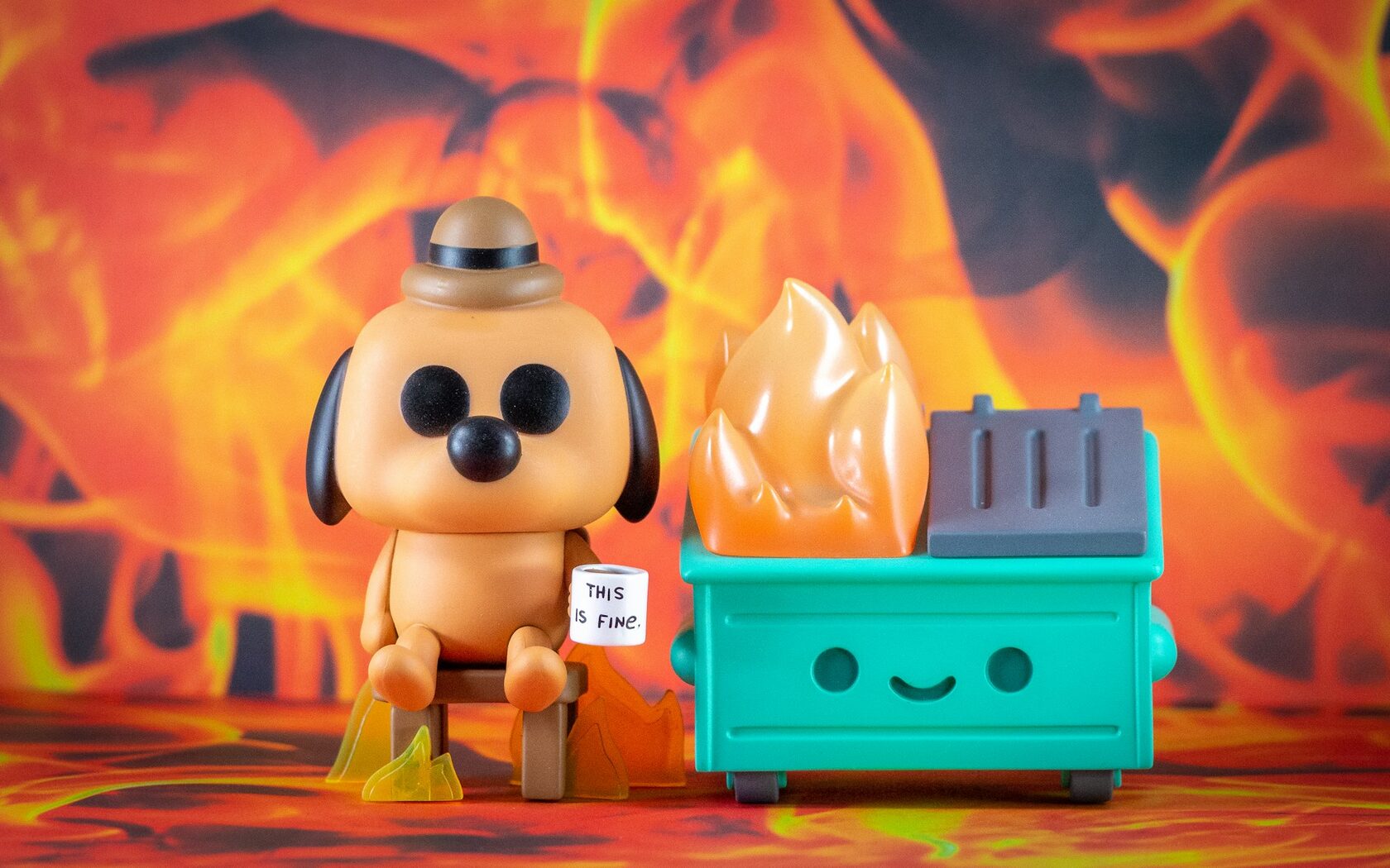 This is fine meme
