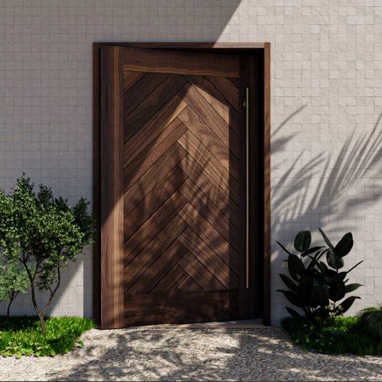 Входная дперь из массива с терморазрывом