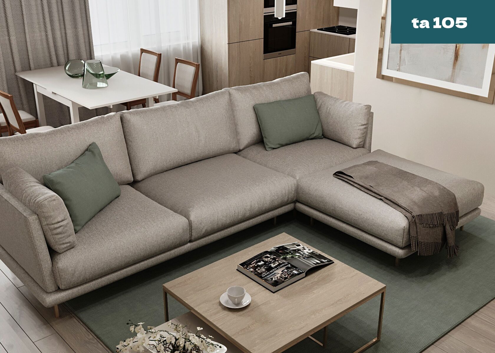 Дизайн квартиры 110 м² в ЖК Alter Ego, Киев — Belik Design
