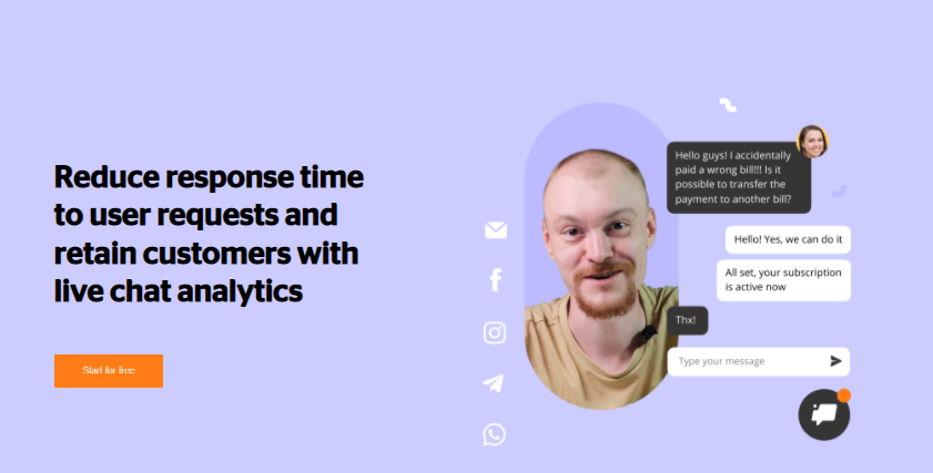 Live chat analytics — Dashly