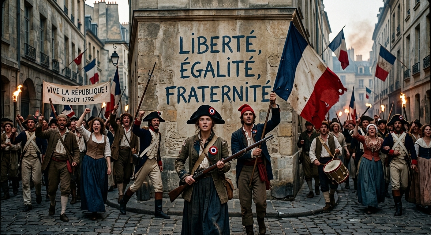 «Liberté, égalité, fraternité»: Свобода. Равенство. Братство.