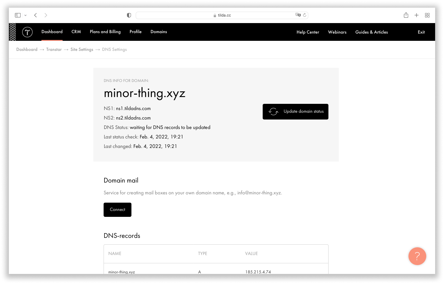 How To Manage DNS On Tilda │ Tilda Help Center