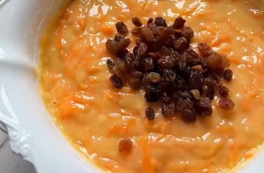 Приготовление тыквенного кекса с шоколадом и изюмом в духовке: шаг 3
