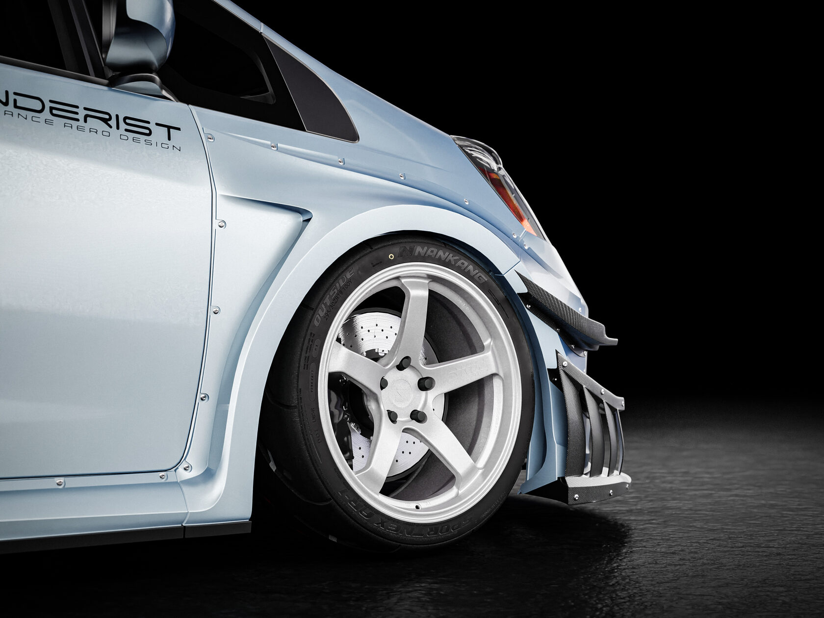 FENDERIST SPEC S Fender Flares Full Set / WIDE BODY KIT HONDA FIT