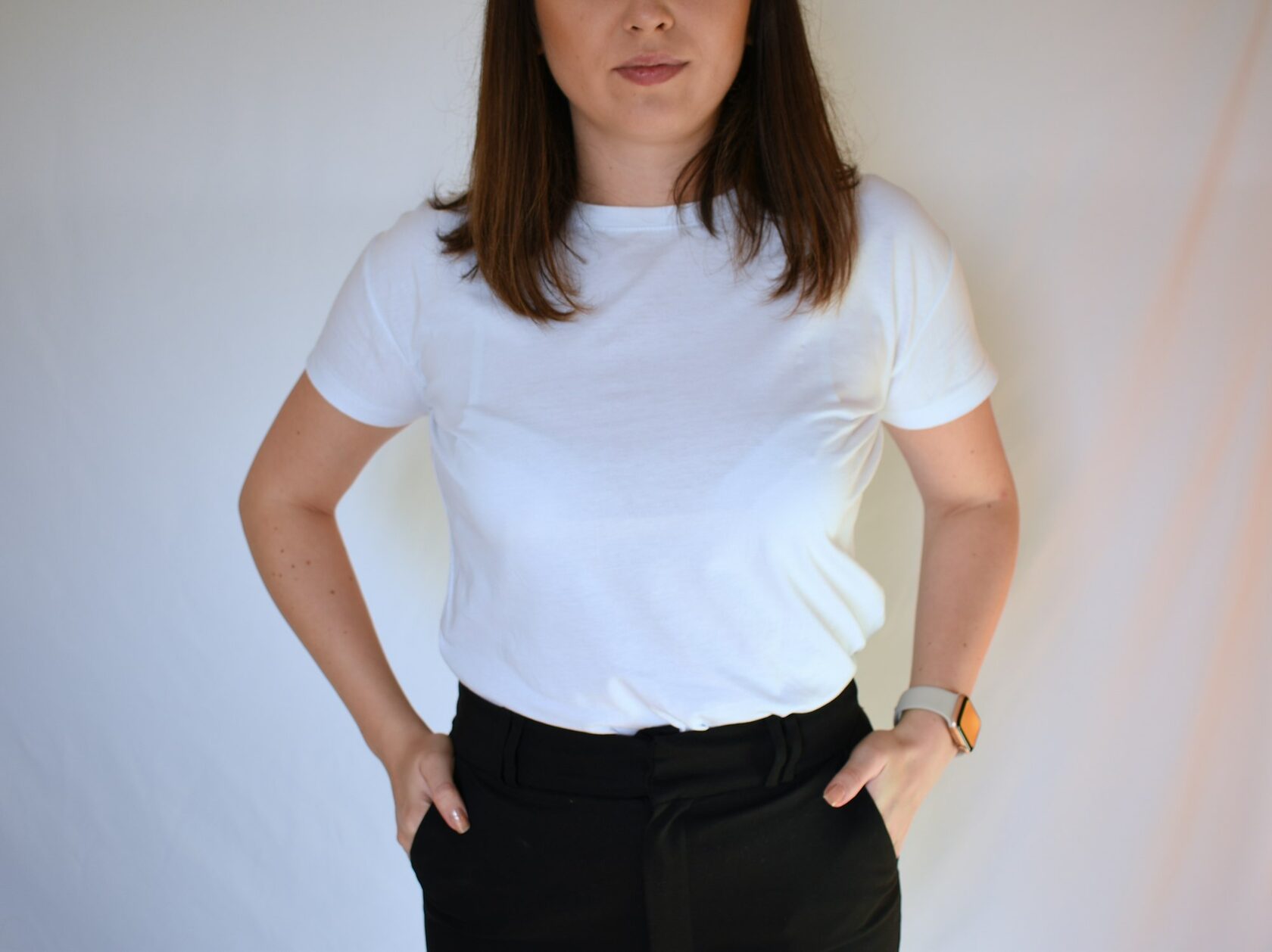 Void Tee — minimalist black t-shirt