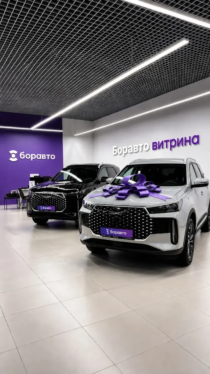 Шоурум БОРАВТО с новыми автомобилями